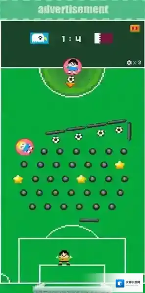 运气足球队射门