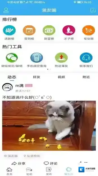 蒲公英社区客户端(蒲公英论坛)功能