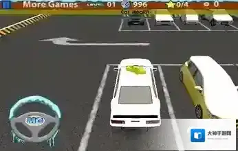 狂热雪天停车泊车