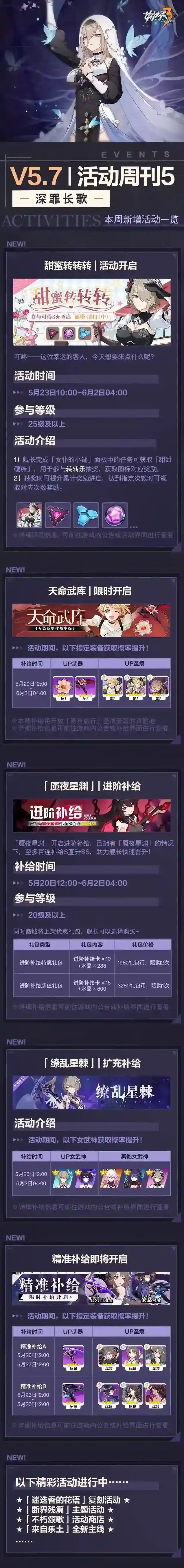 《崩坏3》★V5.7活动周刊★No.5