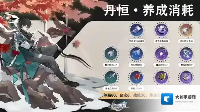 崩坏星穹铁道丹恒晋阶行迹养成材料一览 丹恒晋阶行迹材料材料是什么