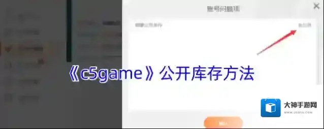 《c5game》公开库存方法