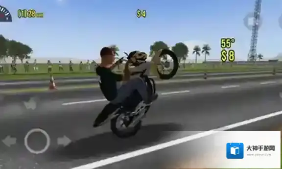 摩托平衡3D游戏中