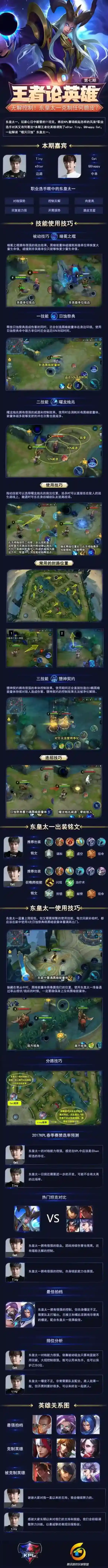 职业选手解读！王者荣耀大图教你学会使用皇太一