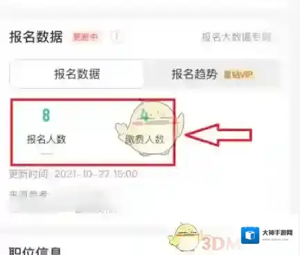 公考雷达报名人数