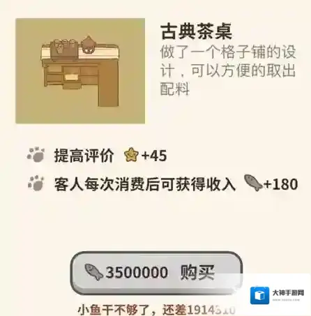 动物餐厅古典茶桌怎么解锁 作用介绍攻略