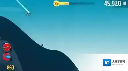 滑雪大冒险撞击