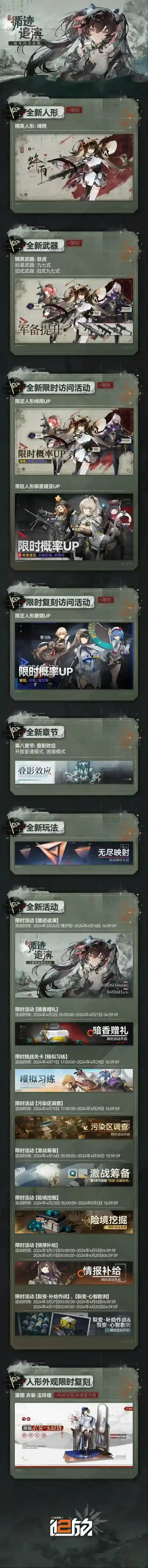 少女前线2追放【前瞻内容】现在为指挥官带来全新主题活动「循迹追演」内容前瞻